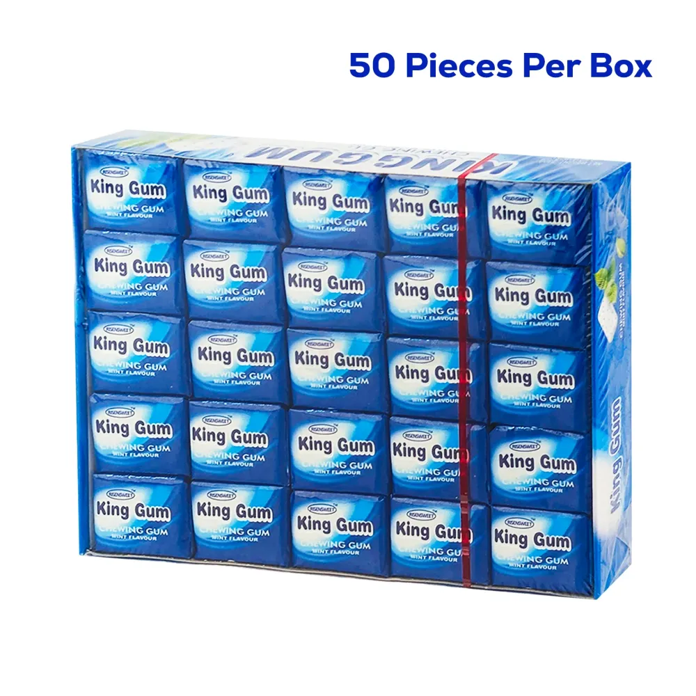King Gum Chewing Gum Mint Flavour 230g 50's Pack  