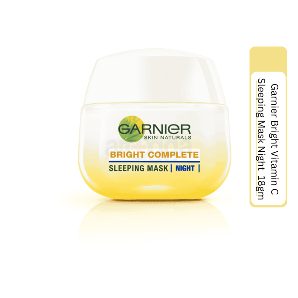Garnier Bright Complete Vitamin C Sleeping Mask Night Cream 18gm  