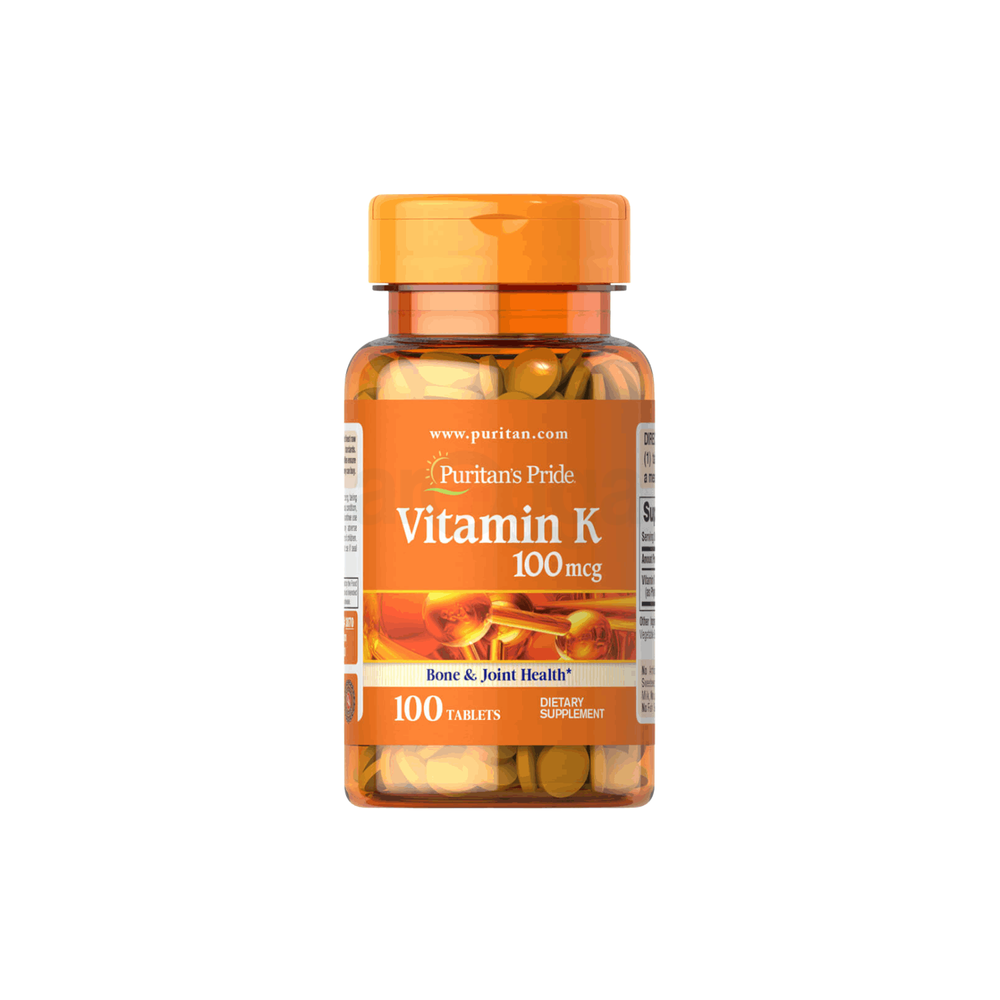 Puritan's Pride Vitamin K 100mcg 100 Tablets  