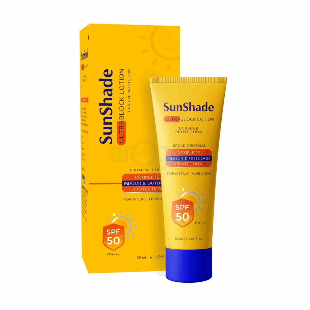 Sunshade Ultra Block Lotion UVA+UVB Protection SPF 50 PA+++ 50ml  