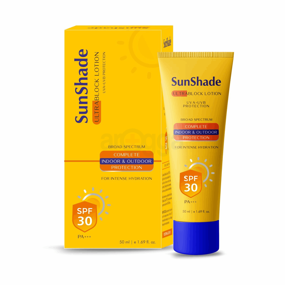 Sunshade Ultra Block Lotion UVA+UVB Protection SPF 30 PA+++ 50ml  