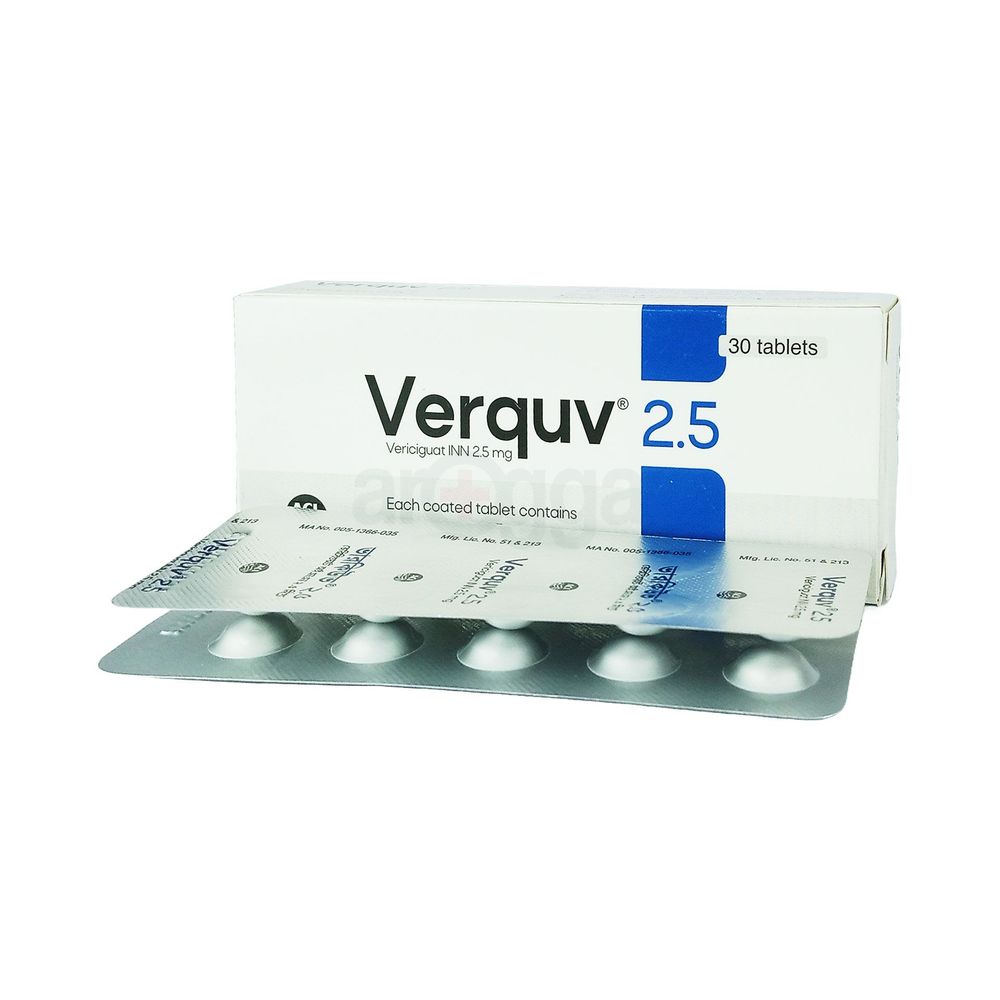 Verquv 2.5 2.5mg tablet