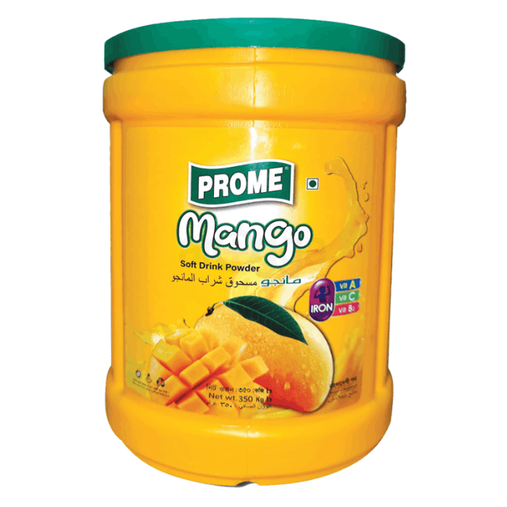 Prome Mango Soft Drink Powder 350gm (Plastic Can)  