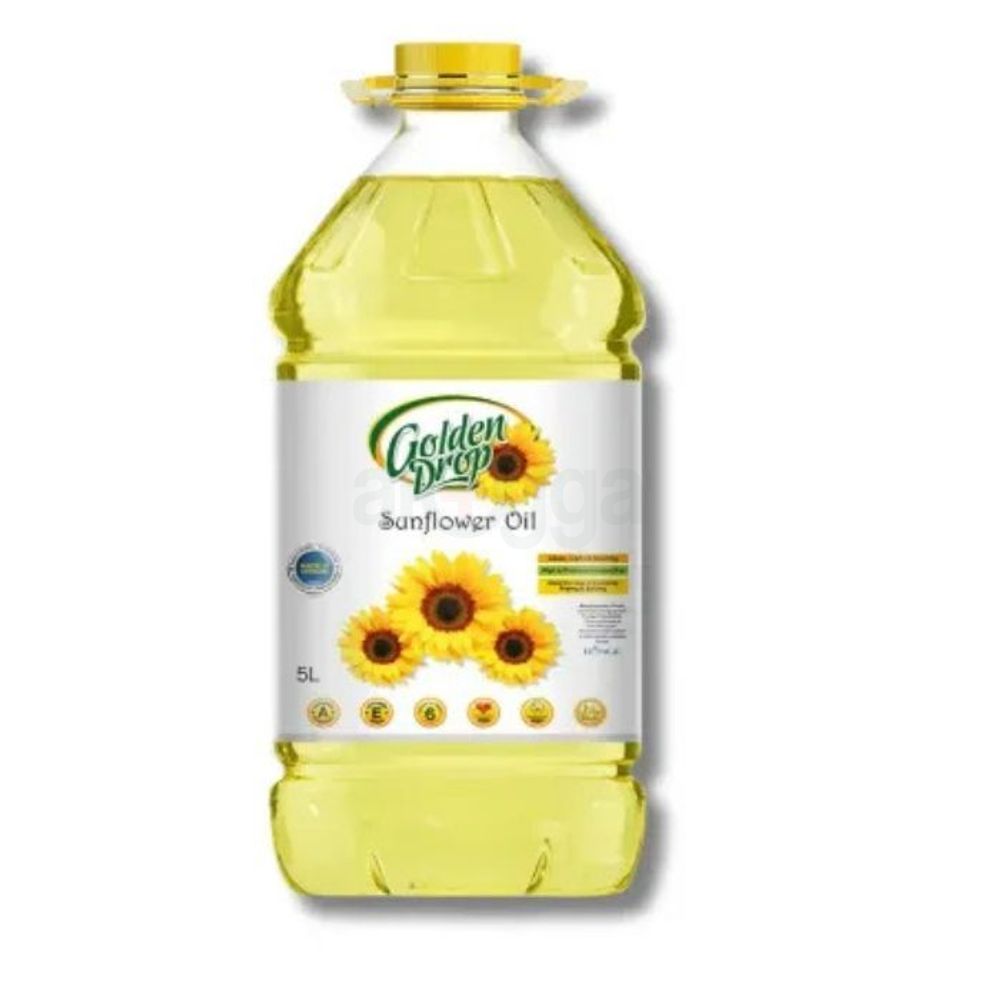 Golden Drop Sunflower Oil -5 Litter  