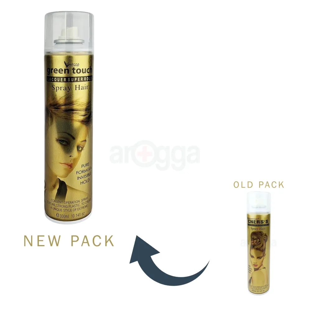 Freshco Green Touch Chers's Lacquersuperrold Spray Hair 300ml  