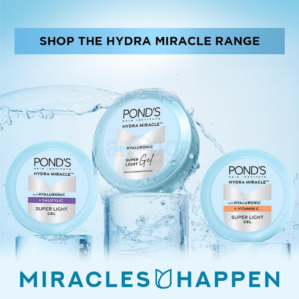 Pond's Hydra Miracle Super Light Gel with Hyaluronic Acid 50ml  