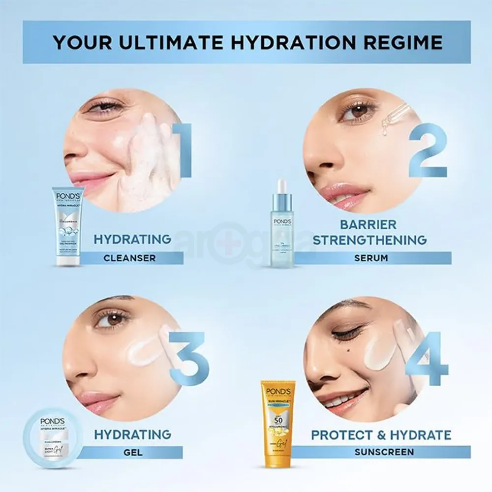 Pond's Hydra Miracle Super Light Gel with Hyaluronic Acid 50ml  