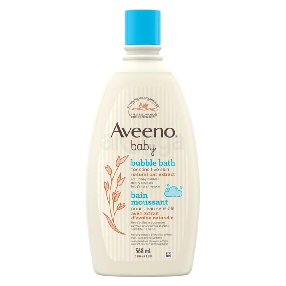 Aveeno Baby Bubble Bath with Natural Oat Extract for Sensitive Skin 568ml  