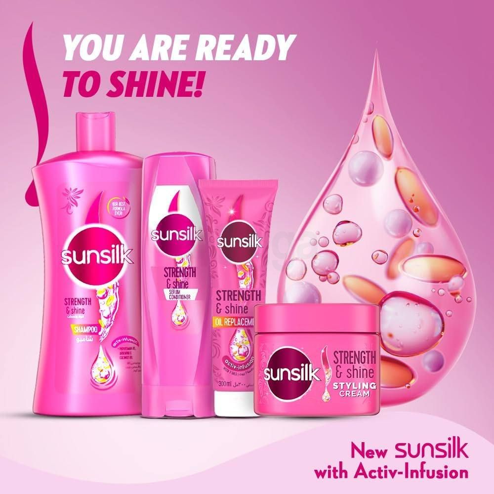 Sunsilk Strength and Shine Shampoo  with Provitamin B5, Argenine and Coconut Oil 700ml  