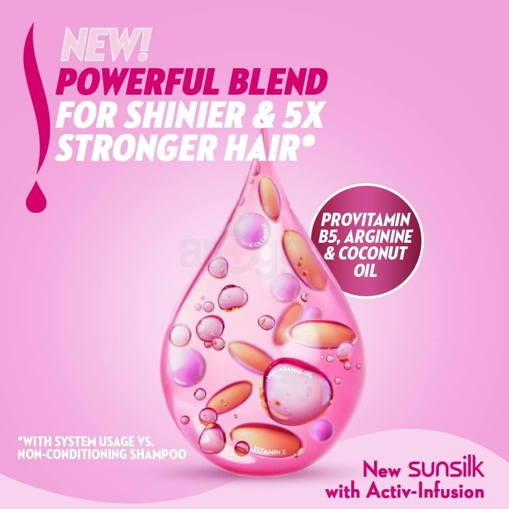 Sunsilk Strength and Shine Shampoo  with Provitamin B5, Argenine and Coconut Oil 700ml  