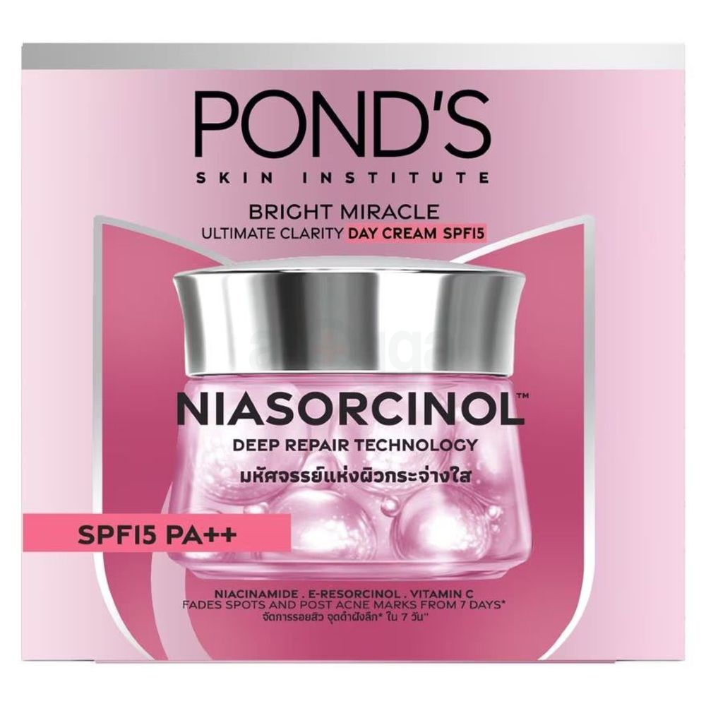 Pond's Bright Miracle Niasorcinol Ultimate Clarity Day Cream with SPF15 PA++  
