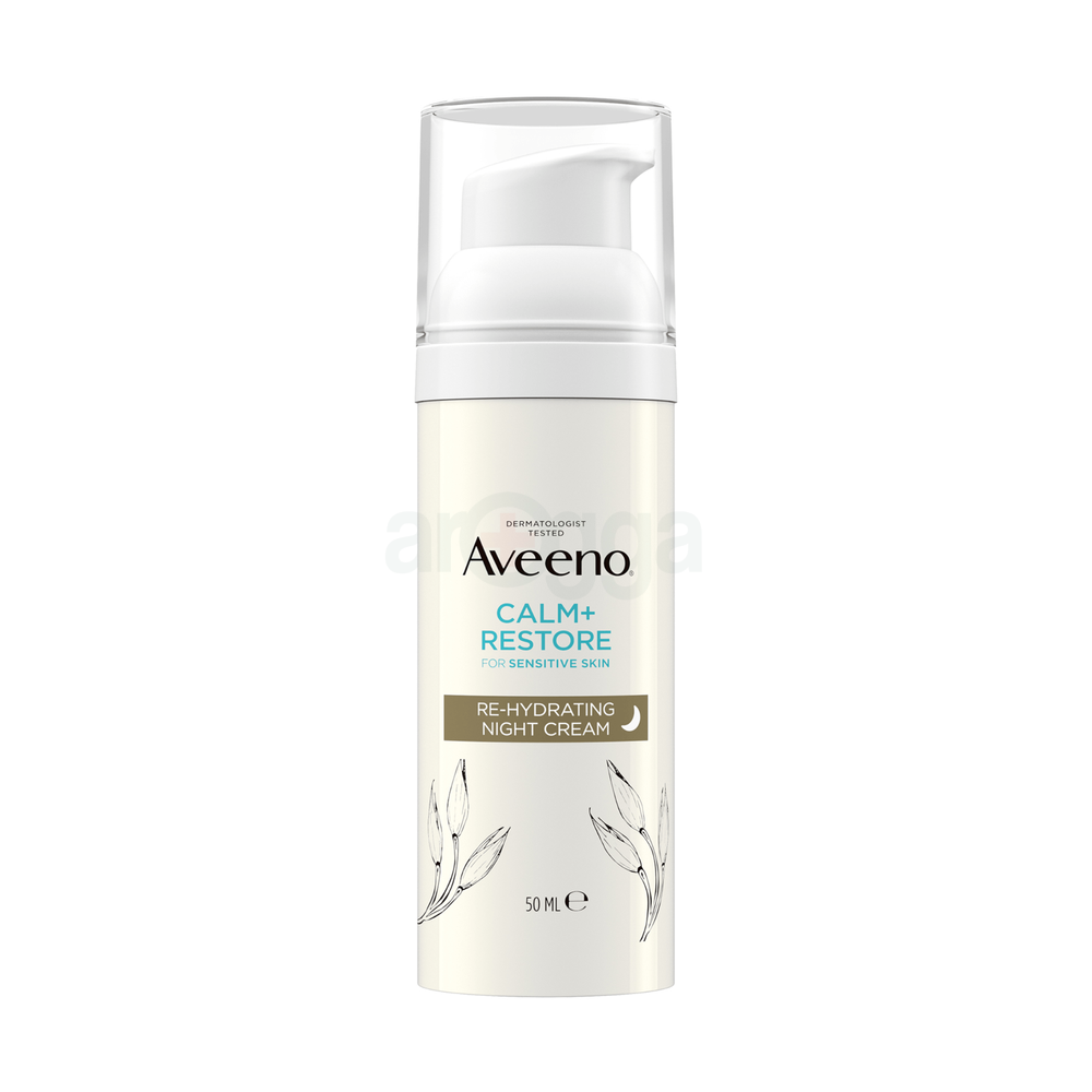 Aveeno Calm + Restore Re-Hydrating Night Cream for Sensitive Skin  