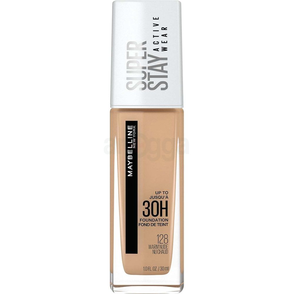 Maybelline Super Stay Active Wear 30h Full Coverage Foundation - 128 Warm Nude  