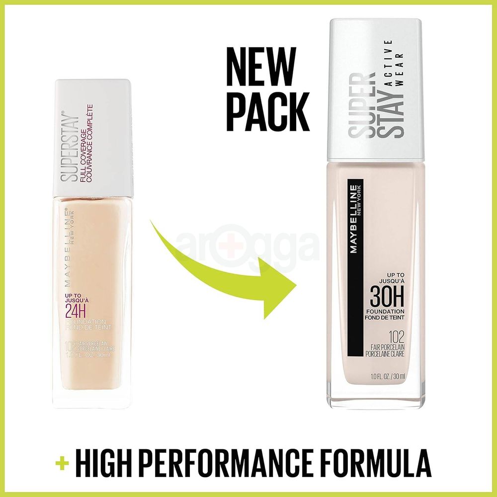 Maybelline Super Stay Active Wear 30h Full Coverage Foundation - 128 Warm Nude  