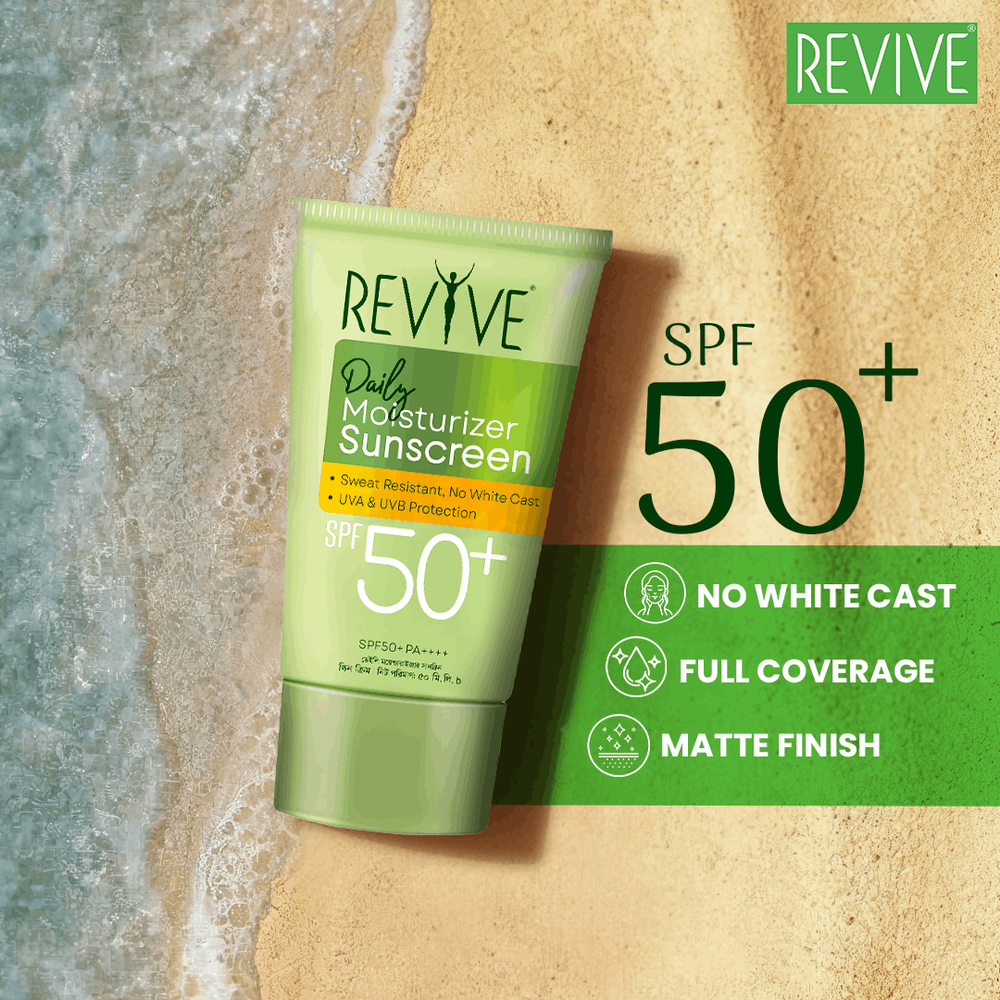 Revive Daily Moisturizer Sunscreen SPF 50+ Cream - 50g  