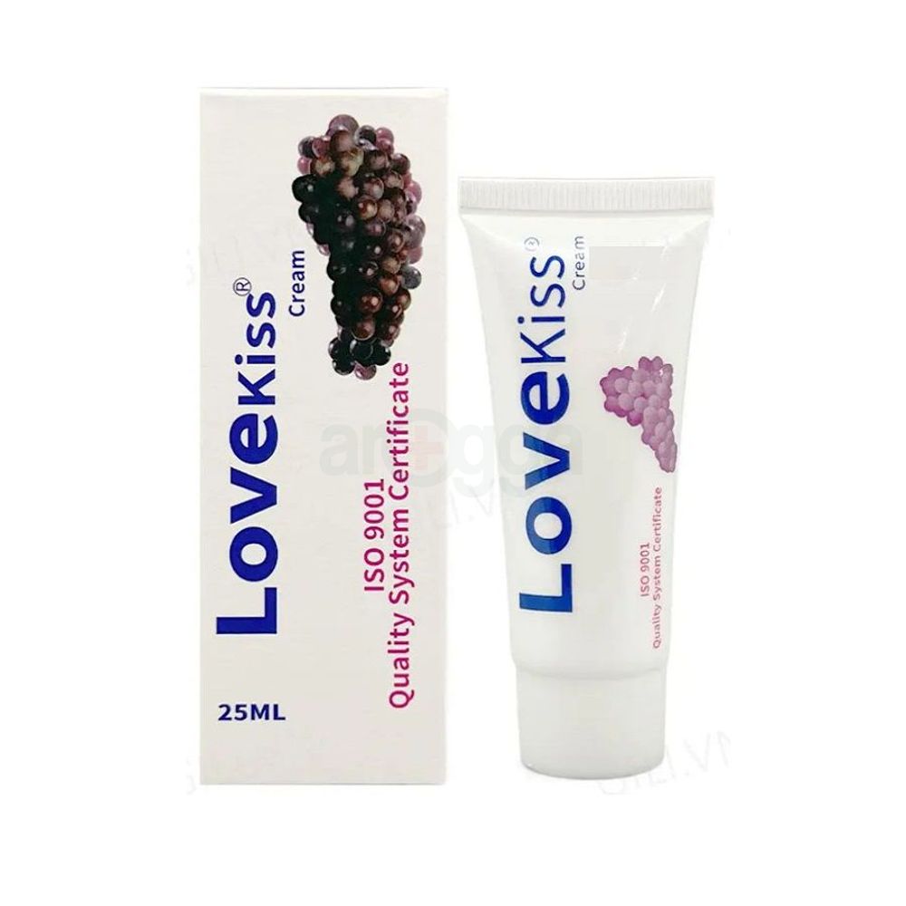 Love Kiss Grape Flavoured Vaginal Suitable For Oral Anal Lubricant 25ml  
