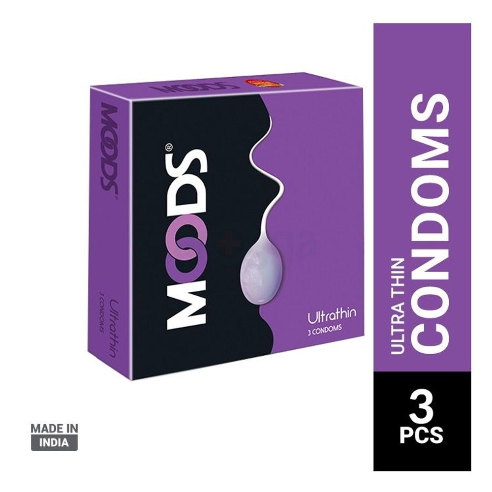 Moods Ultra Thin Condom 3Pcs (India)  