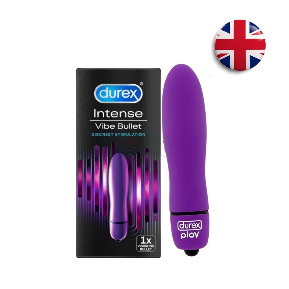 Durex Play Intense Vibe Bullet Vibrating - Sensual Stimulation Waterproof Vibrator For Women - (UK Variant)  