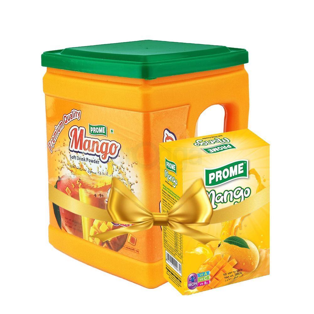 Prome Mango Powder Drinks combo 70gm free with 600gm pack  