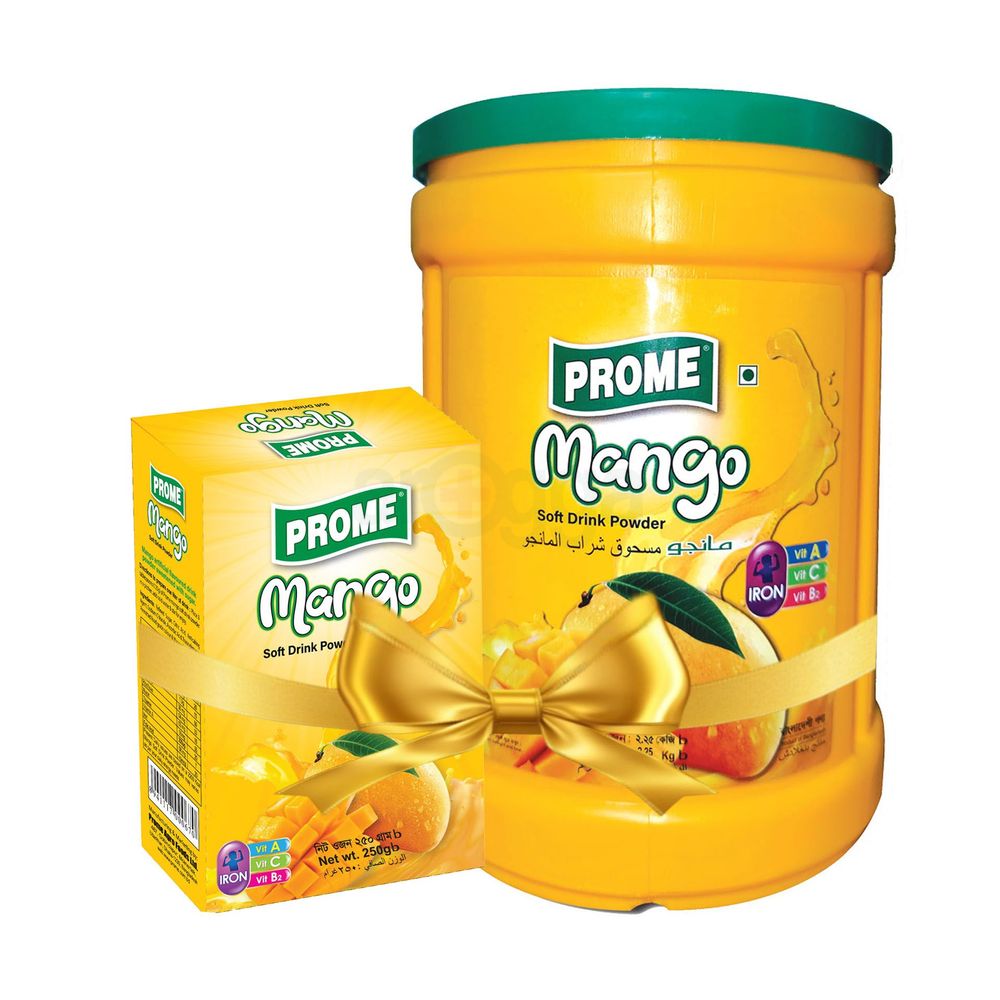 Prome Mango Powder Drinks combo 250gm free with 2.25kg pack  