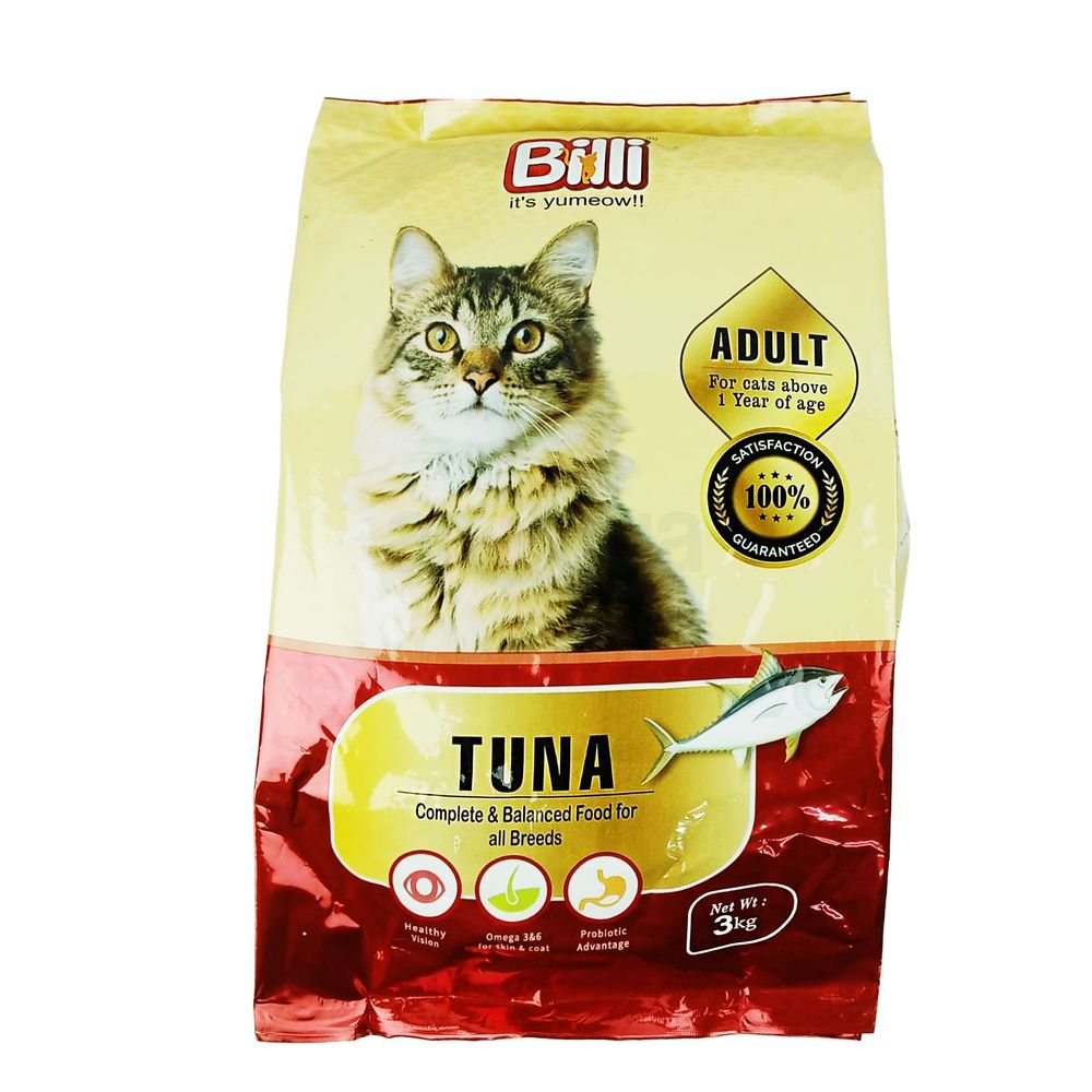 Billi Adult Dry Cat FoodTuna 3KG  