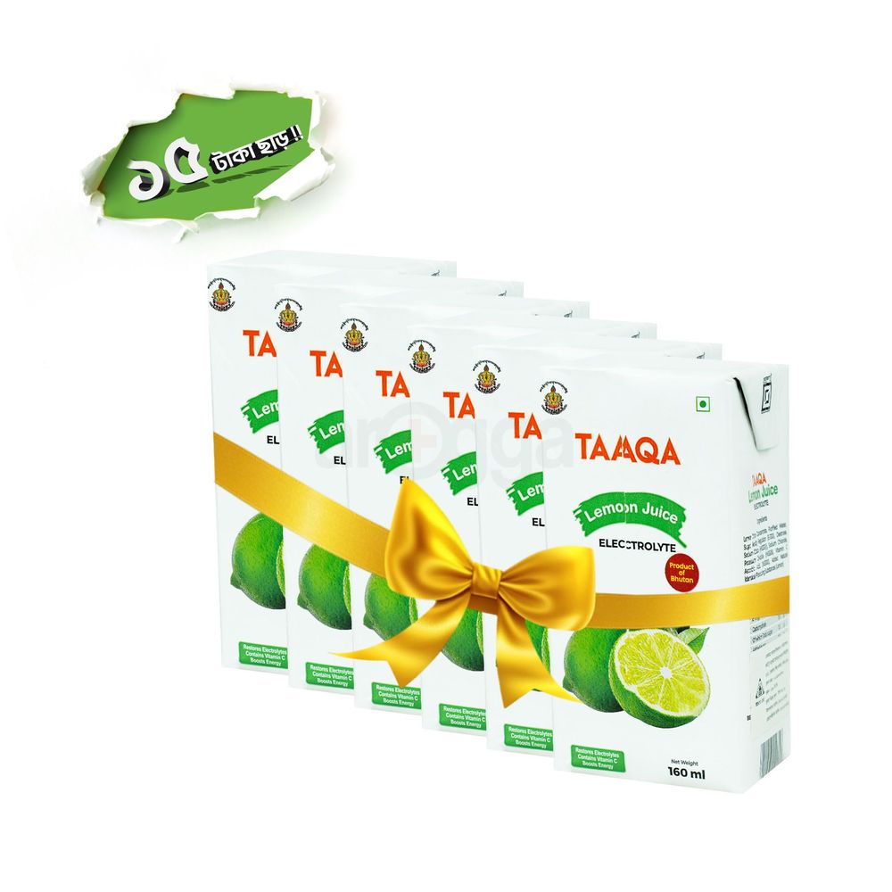 Taaqa Electrolyte Lemon Juice 6pcs Combo (15tk Discount)  