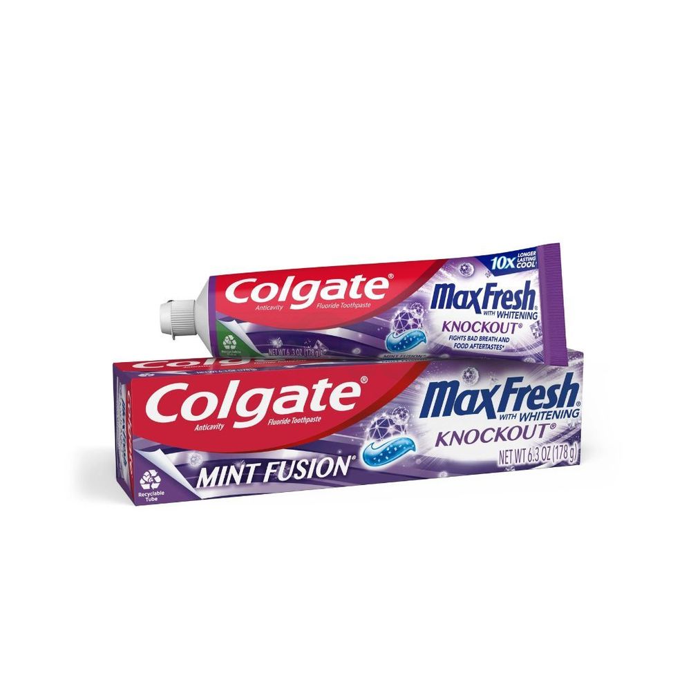 Colgate Max Fresh Knockout Mint Fusion Toothpaste 178g  