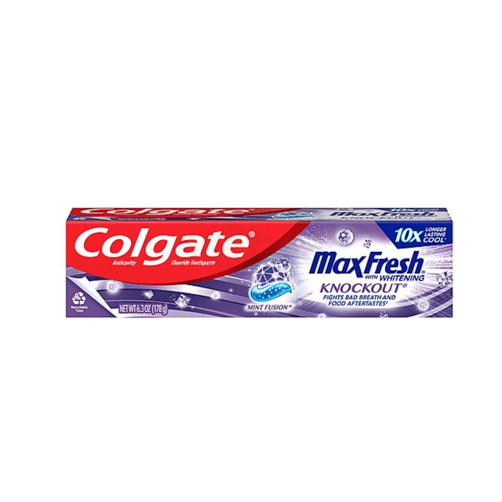 Colgate Max Fresh Knockout Mint Fusion Toothpaste 178g  