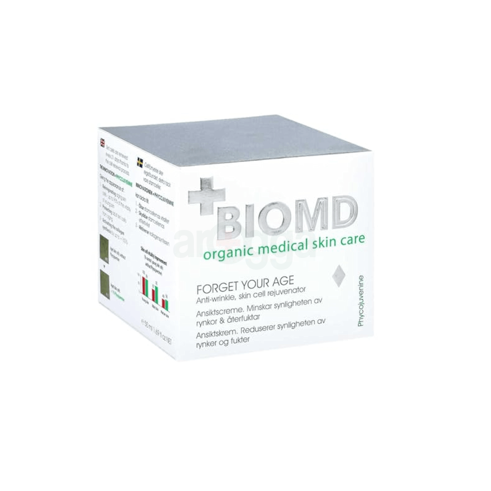 Biomd Organic Medical Skin Care Forget Your Age Anti-Wrinkle Skin Cell Rejuvenator Cream 50ml  
