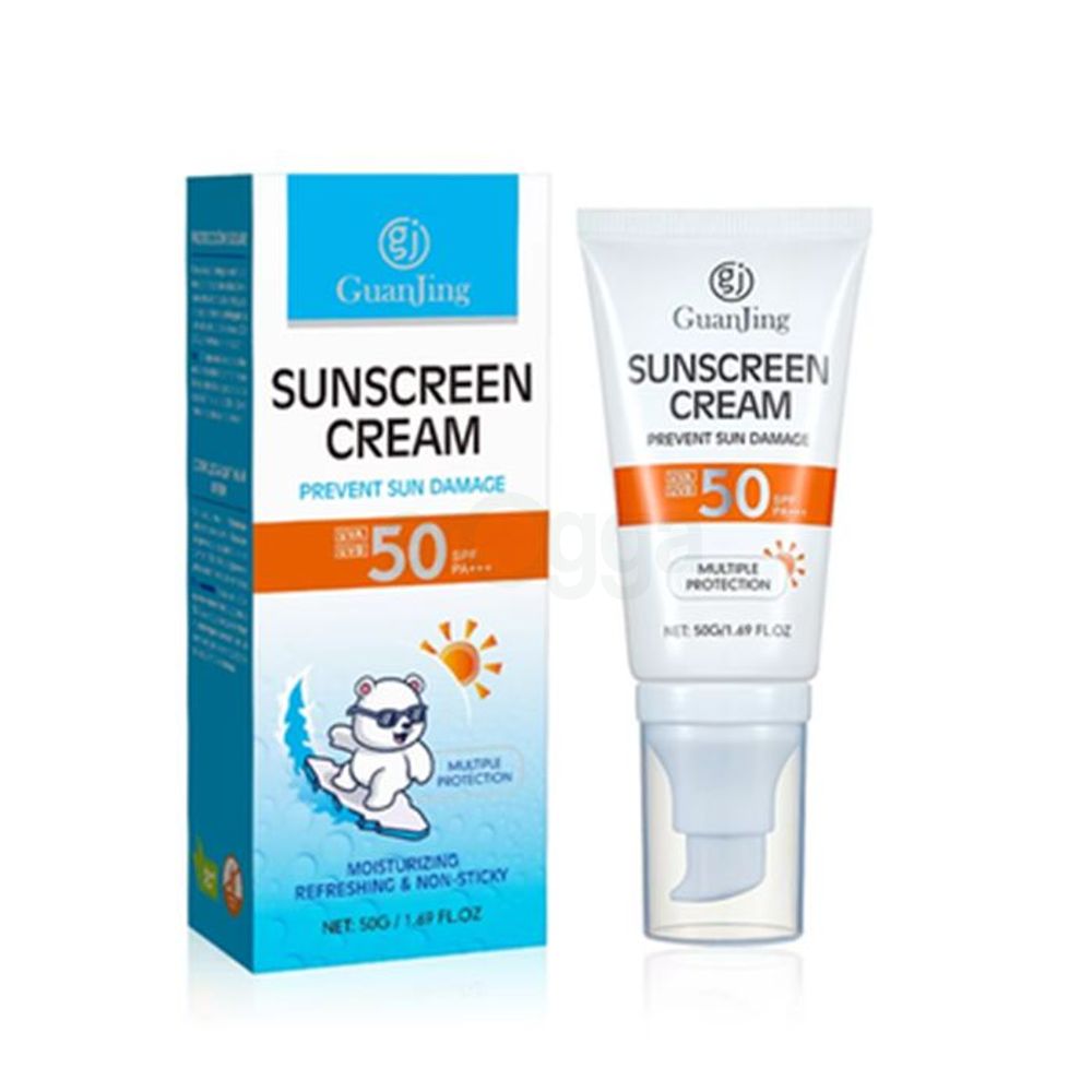 GuanJing Moisturizing, Refreshing & Non-Sticky Sunscreen Cream  