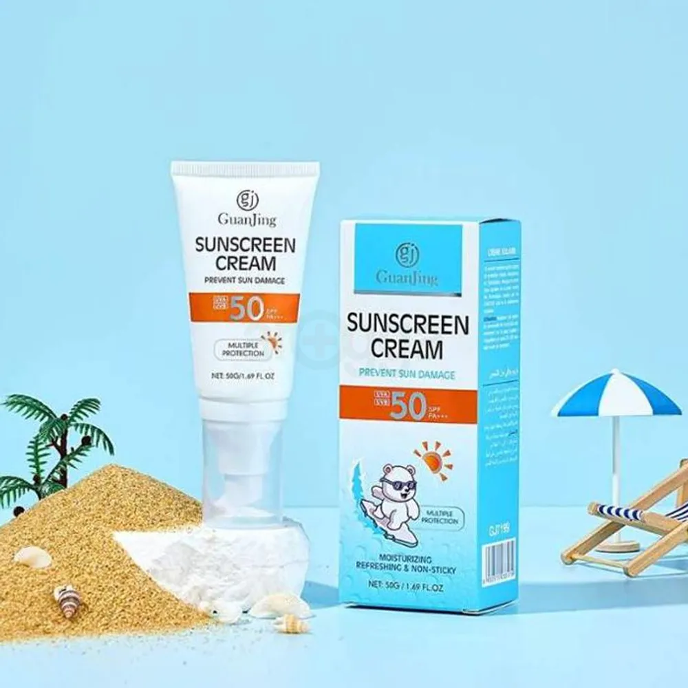 GuanJing Moisturizing, Refreshing & Non-Sticky Sunscreen Cream  