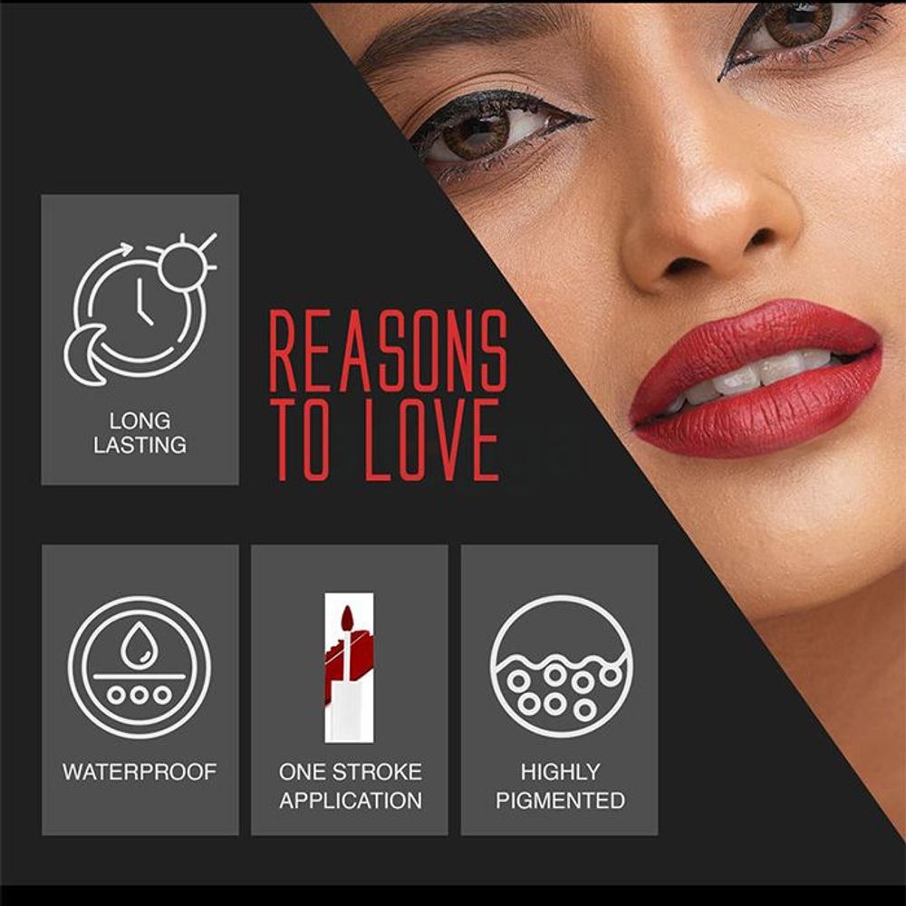Insight Makeup Essentials Matte Lip Ink - 10 Top Notch  