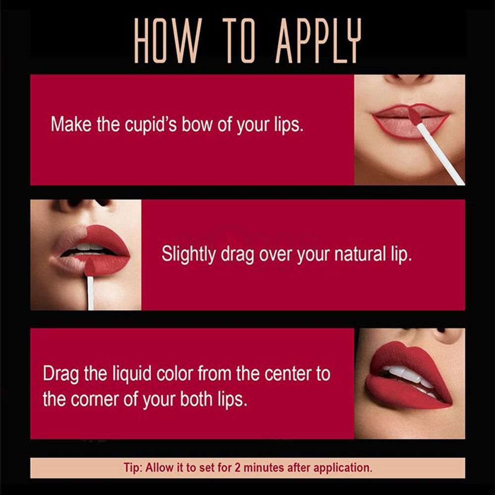 Insight Makeup Essentials Matte Lip Ink - 10 Top Notch  