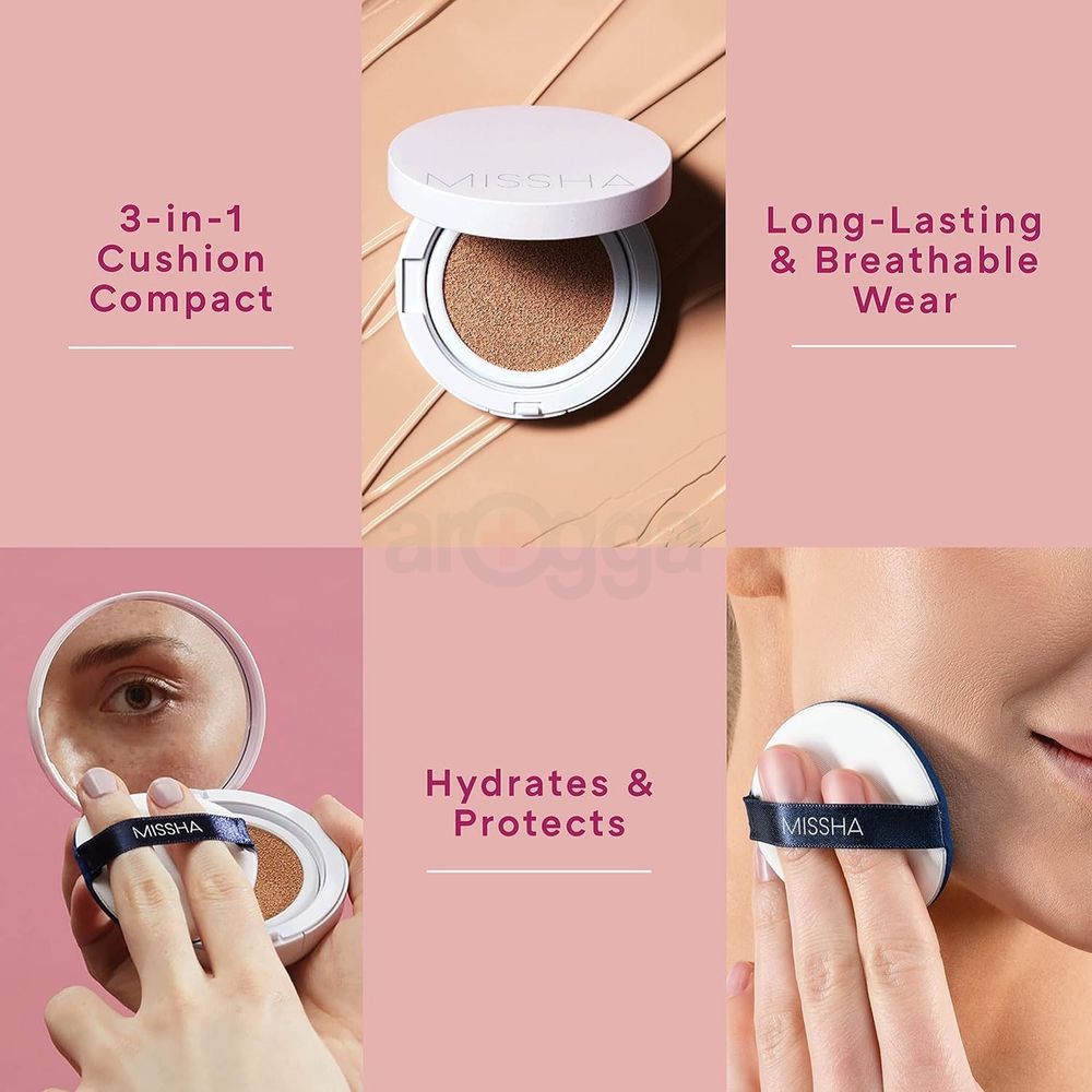 Missha Magic Cushion Cover Lasting Foundation with SPF 50 PA+++ (Shade- N23)  