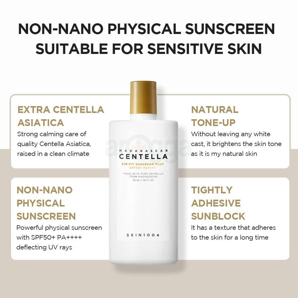 Skin 1004 Madagascar Centella Air-Fit Suncream Plus SPF50+ PA++++  