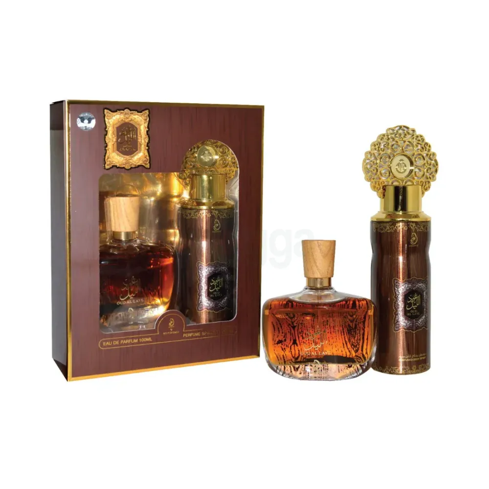Arabiyat Oud Al Layl EDP 100ml + Perfume Spray 200ml Gift Set For Men & Women  