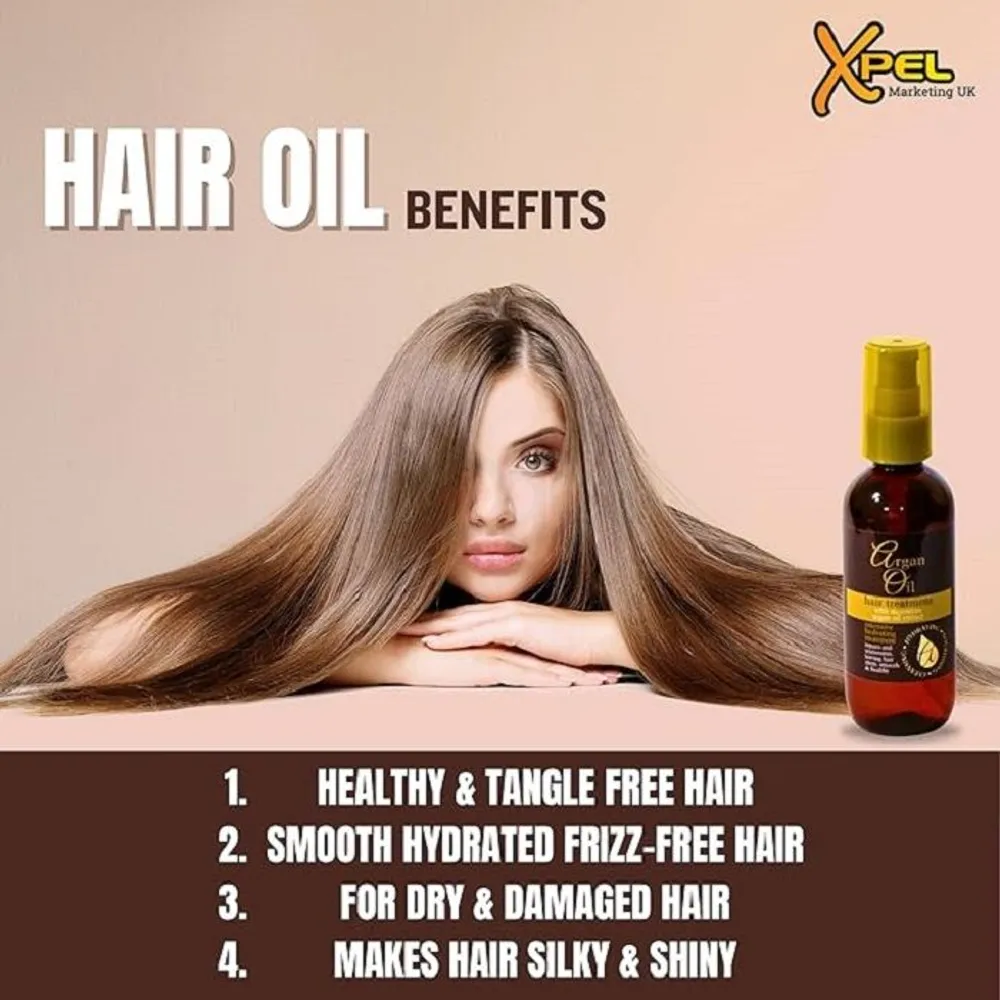 Xpel Argan Oil Hair Treatment with Argan Oil Extract  