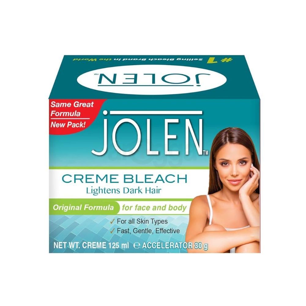 Jolen Creme Bleach Original Formula for Face & Body 125ml  