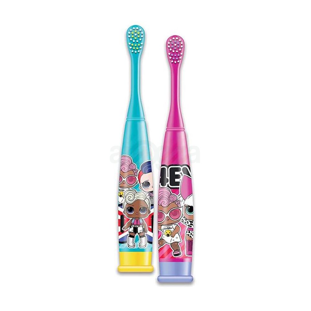 Firefly LOL Surprise Styled Battery Powered Toothbrush with Soft Douce for 6+ Kids  