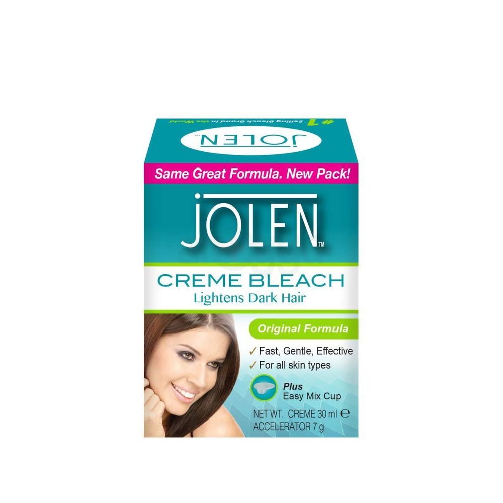 Jolen Creme Bleach for Lighting Dark Hair Original Formula 30ml  