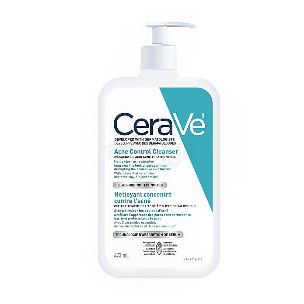 Cerave Acne Control Cleanser with 2% Salicylic Acid Acne Treatment 473ml  
