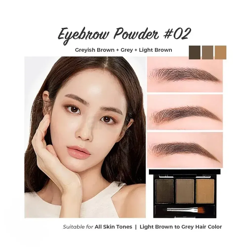 Lameila Eyebrow Powder Palette 02  