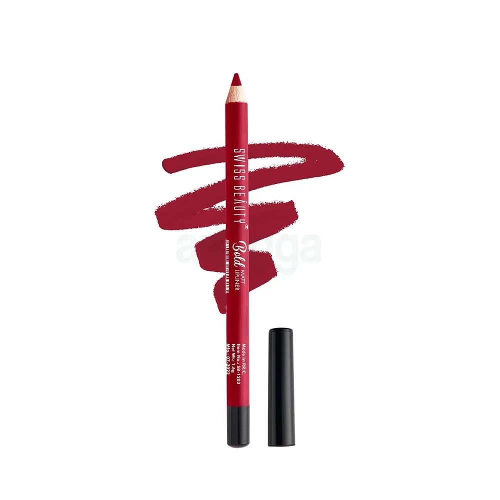 Swiss Beauty Bold Matt Lipliner - Bright Maroon 07  