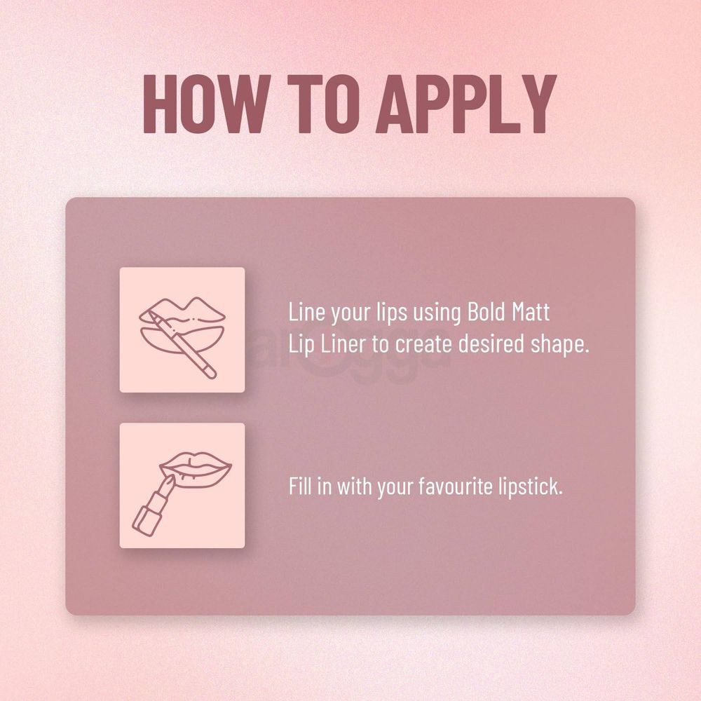 Swiss Beauty Bold Matt Lipliner - Bright Maroon 07  