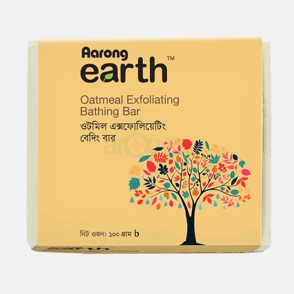 Aarong Earth Oatmeal Exfoliating Bathing Bar 100g  