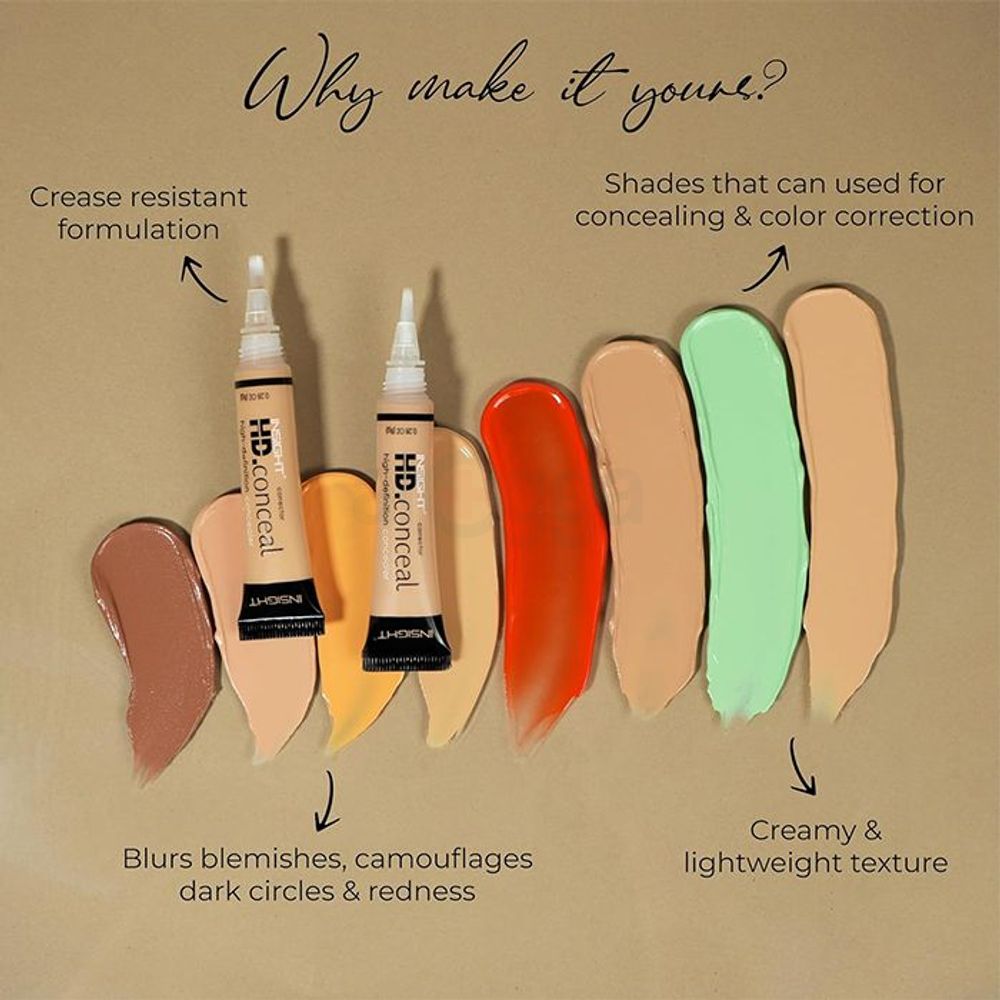 Insight Hd Concealer – 07 Golden Russet  