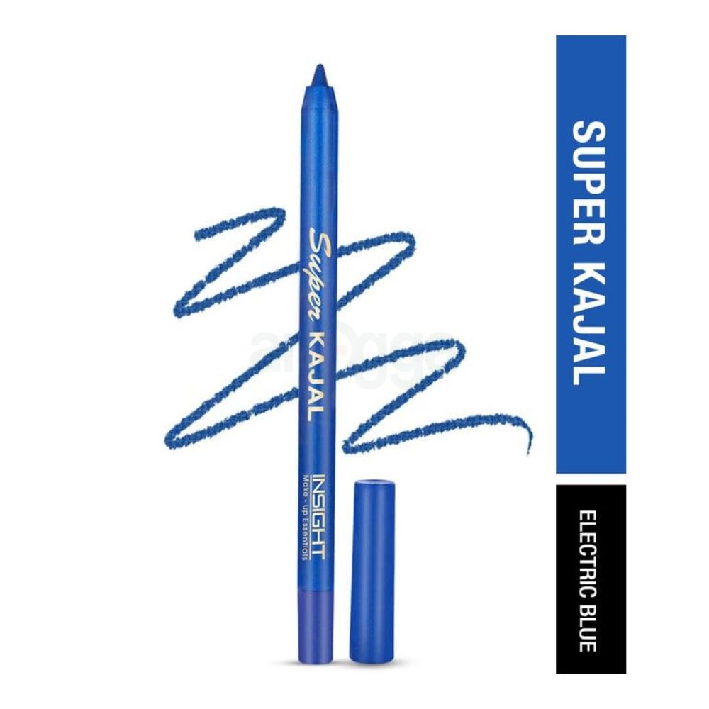 Insight 24hr Super Kajal with Free Sharpener- Electric Blue  