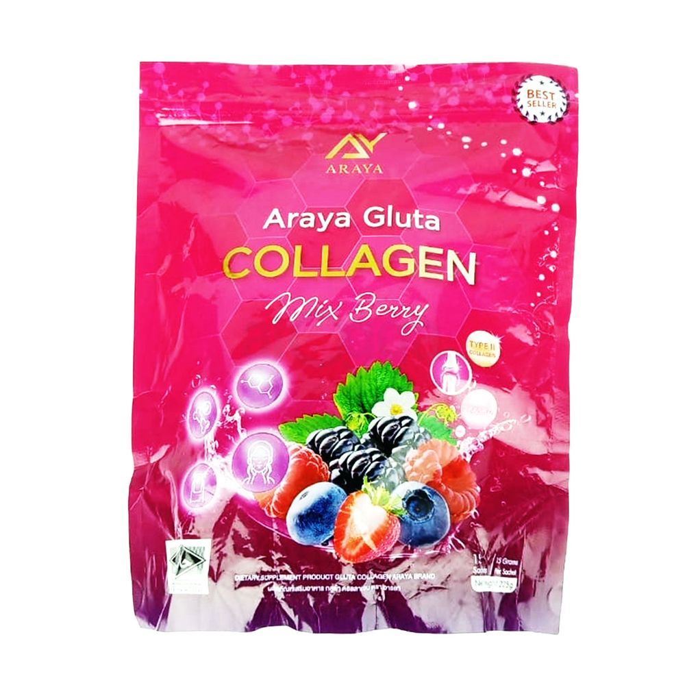 Araya Collagen Mix Berry Dietary Supplement 225gm  