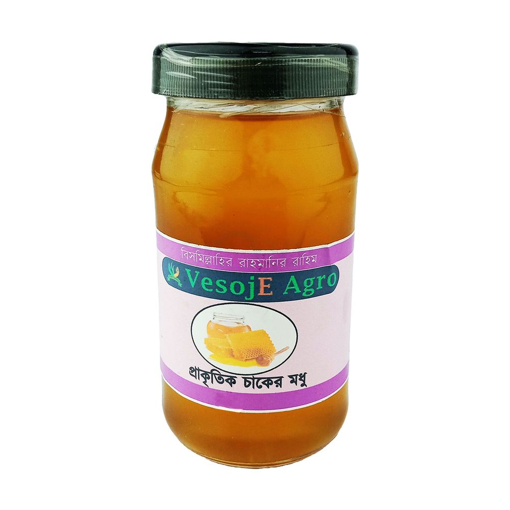 Natural chak Honey প্রাকৃতিক চাকের মধু (Vesoje) 250gm  