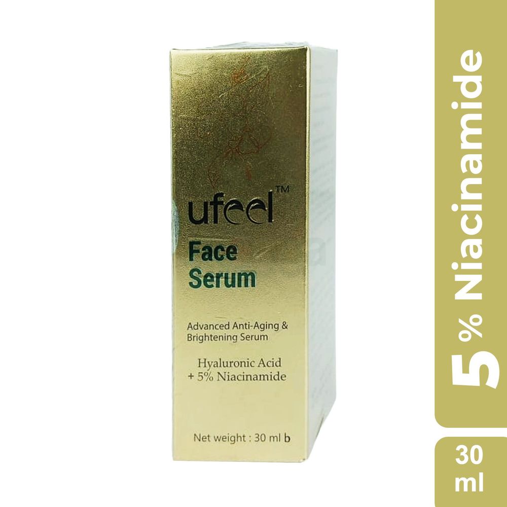 Ufeel Face Serum Advanced Anti-Aging & Brightening Serum Hyaluronic Acid + 5% Niacinamide 30ml  